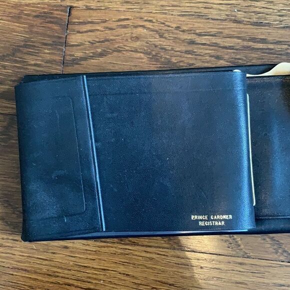 Vtg NWT 70s Prince Gardner black men’s wallet - Picture 2 of 10